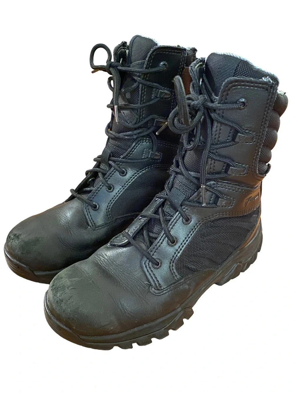 Bates GX X2 tall side zip DryGuard black tactical duty waterproof boot size 7.5